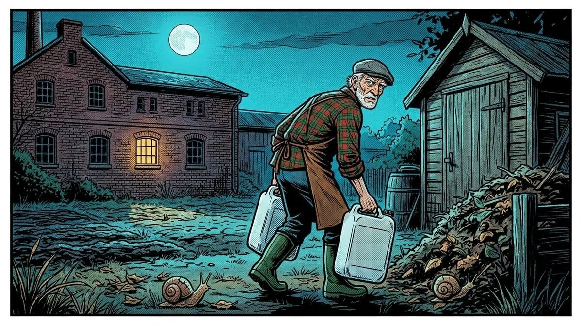 Comic-Panel vom Anfang der Geschichte